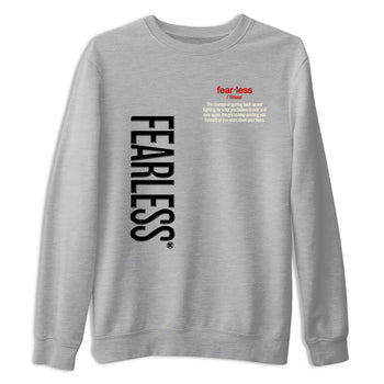 Sneaker match tees – Sneaker Tees To Match Air Jordan 4 Flight Club Shoes – Fearless Definition Tee Heather Grey 2