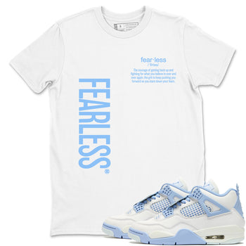 4s Forget Me Not shirts to match jordans Fearless Definition graphic tees Air Jordan 4 Forget Me Not match shoes to clothes SNRT Sneaker Tees unisex cotton White 1 shirts