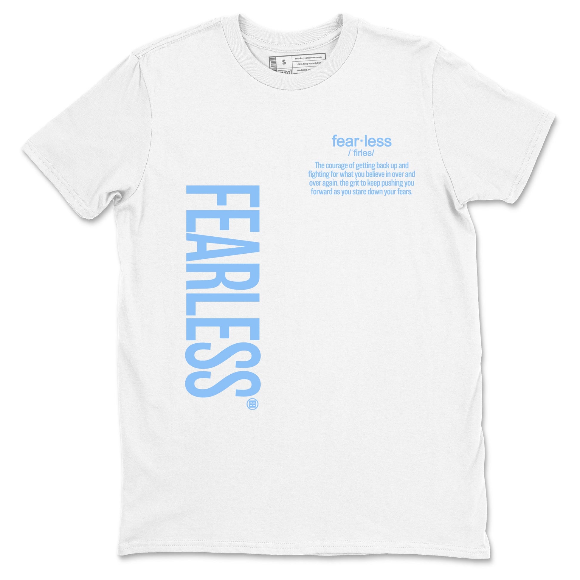 4s Forget Me Not shirts to match jordans Fearless Definition graphic tees Air Jordan 4 Forget Me Not match shoes to clothes SNRT Sneaker Tees unisex cotton White 2 shirts