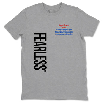 Sneaker match tees – Sneaker Tees To Match Jordan 4 Retro Rare Air Shoes – Fearless Definition Tee Heather Grey 2