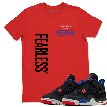 Sneaker match tees – Sneaker Tees To Match Jordan 4 Retro Rare Air Shoes – Fearless Definition Tee Red 1