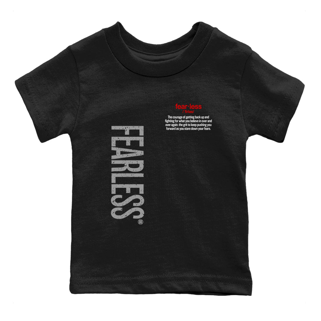 4s White Cement shirts to match jordans Fearless Definition sneaker match tees Air Jordan 4 Retro OG White Cement match shoes to clothes SNRT Sneaker Tees Youth Baby Black 2 tee