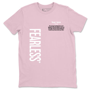 Fearless Definition sneaker match t-shirt styled to complete your fit with the Air Jordan 5 35th Anniversary sneakers, shown in Pink 2.