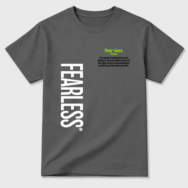 Sneaker match tees – Sneaker Tees To Match Air Max 90 Neon Yellow Shoes – Fearless Definition Tee Cool Grey 2