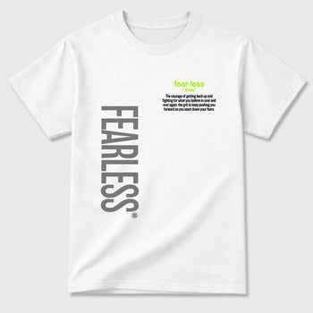 Sneaker match tees – Sneaker Tees To Match Air Max 90 Neon Yellow Shoes – Fearless Definition Tee White 2