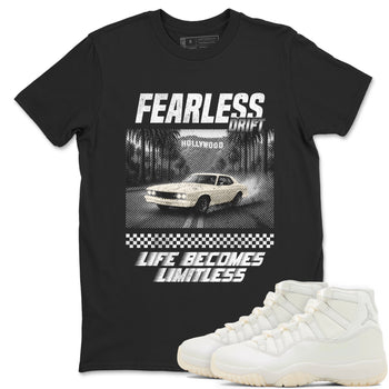 Fearless Drift SNRT Sneaker Tees - Air Jordan 11 Pearl - SNRT Sneaker T-shirts