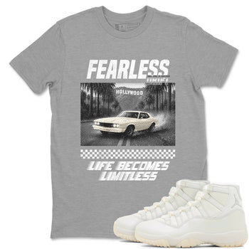 Fearless Drift SNRT Sneaker Tees - Air Jordan 11 Pearl - SNRT Sneaker T-shirts