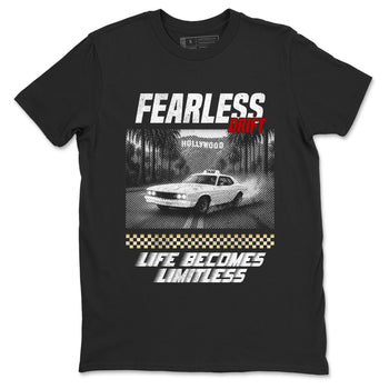 Sneaker match tees – Sneaker Tees To Match Air Jordan 12 Taxi Shoes – Fearless Drift Tee Black 2