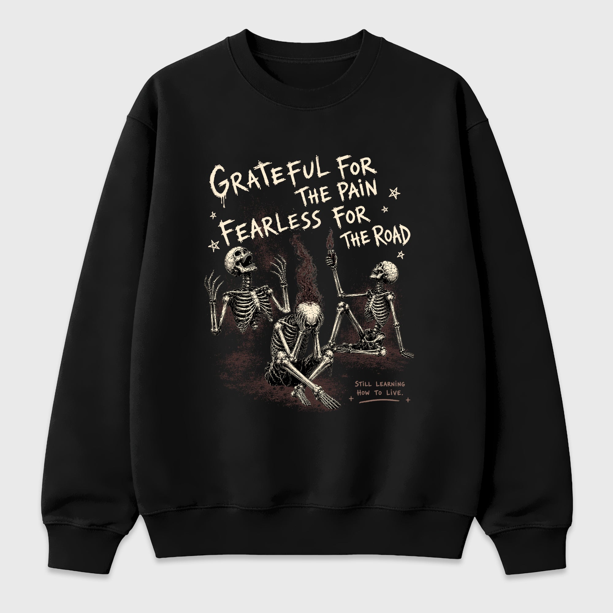 Fearless Road Graphic T-Shirt featuring original streetwear artwork designed to match the Air Jordan 4 London. Black 2 Graphic Tee.