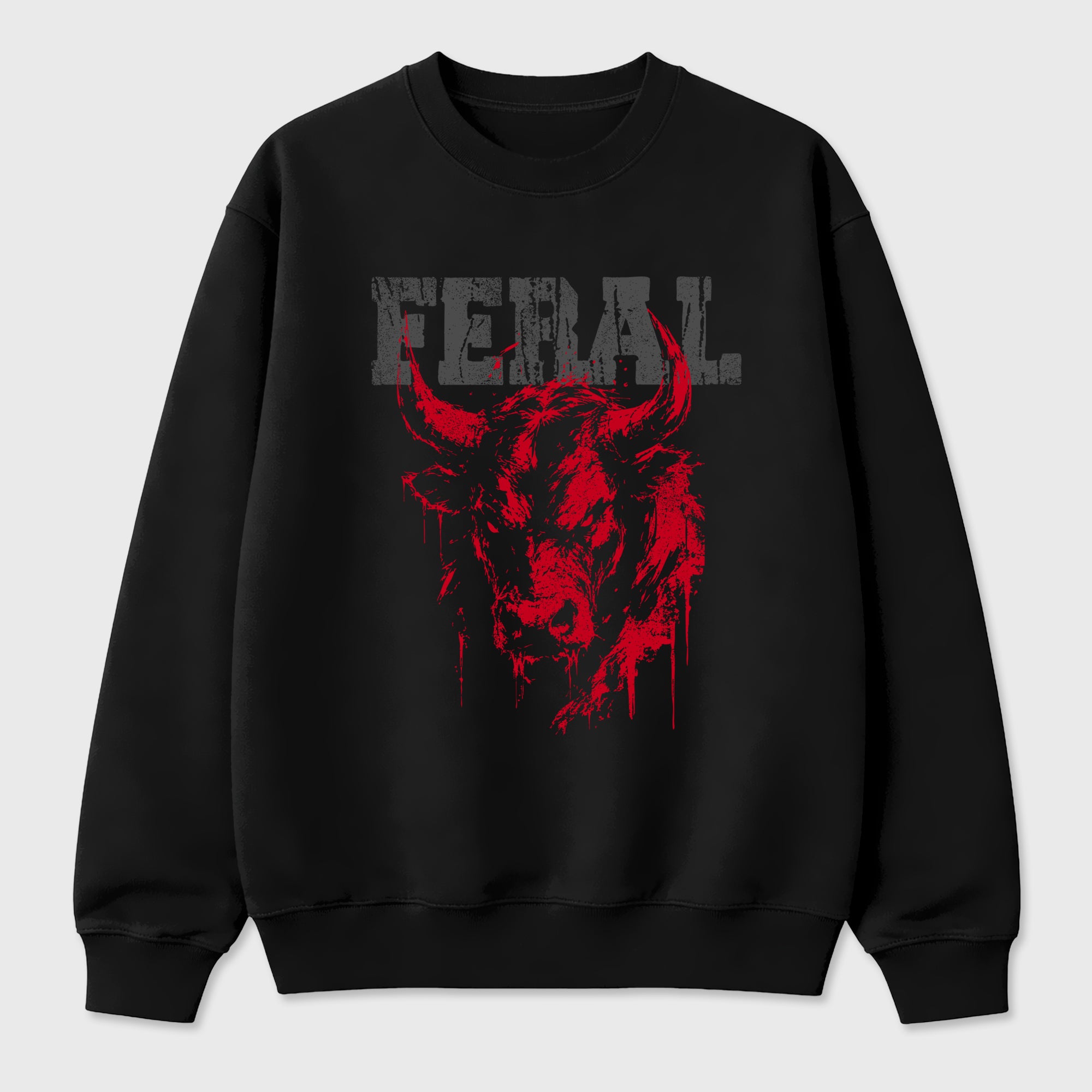 Feral Graphic T-Shirt sneaker match tee designed for the Air Jordan 4 Toro Bravo, featuring coordinated color options for a perfect streetwear match. Black 2 shirt.