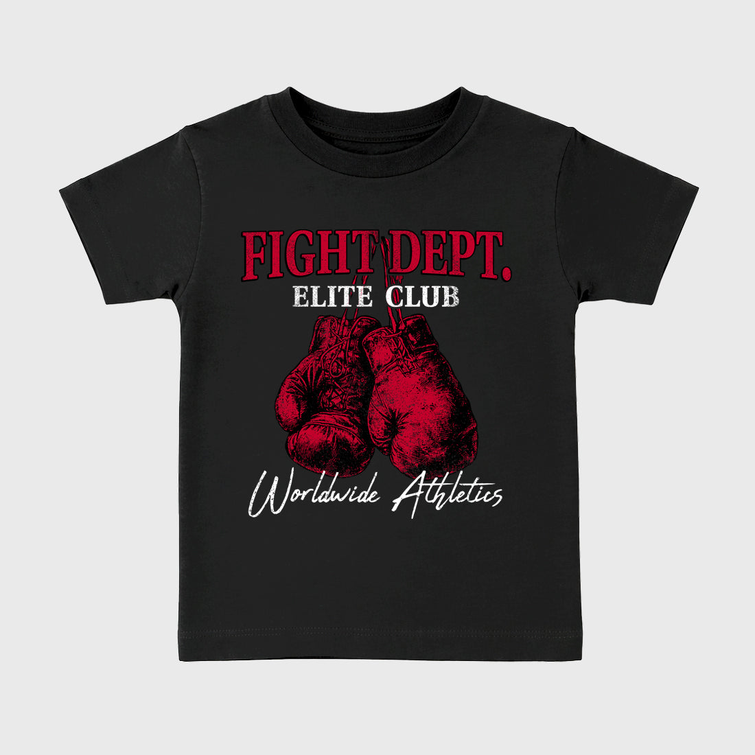 Sneaker match tees – Sneaker Tees To Match Air Jordan 1 Banned Shoes – Fight Club Kids T-Shirt Black 2