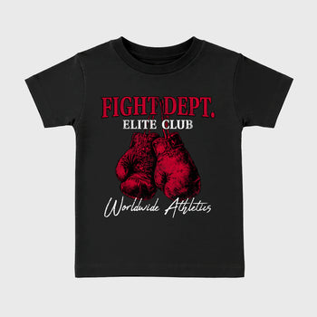 Sneaker match tees – Sneaker Tees To Match Air Jordan 1 Banned Shoes – Fight Club Kids T-Shirt Black 2
