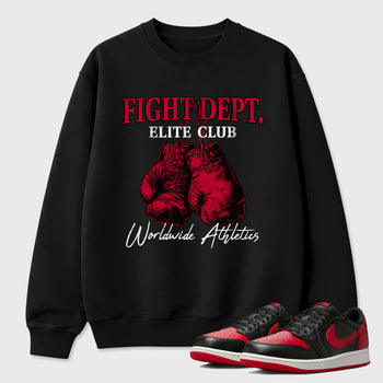 Sneaker match tees – Sneaker Tees To Match Air Jordan 1 Banned Shoes – Fight Club Tee Black 1