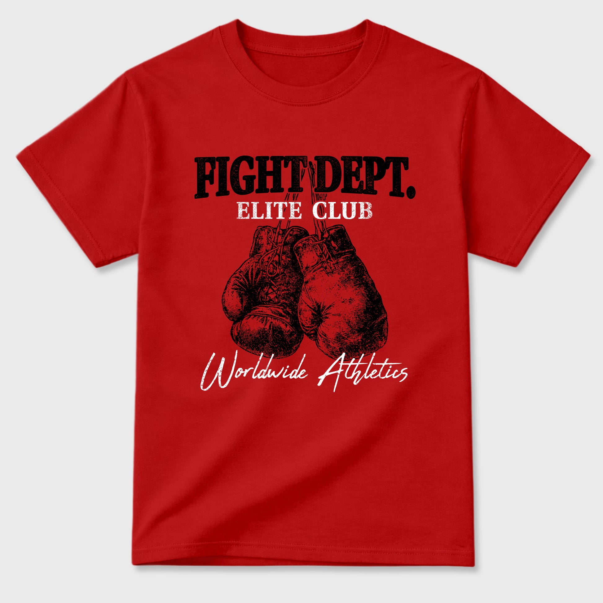 Sneaker match tees – Sneaker Tees To Match Air Jordan 1 Banned Shoes – Fight Club Tee Red 2