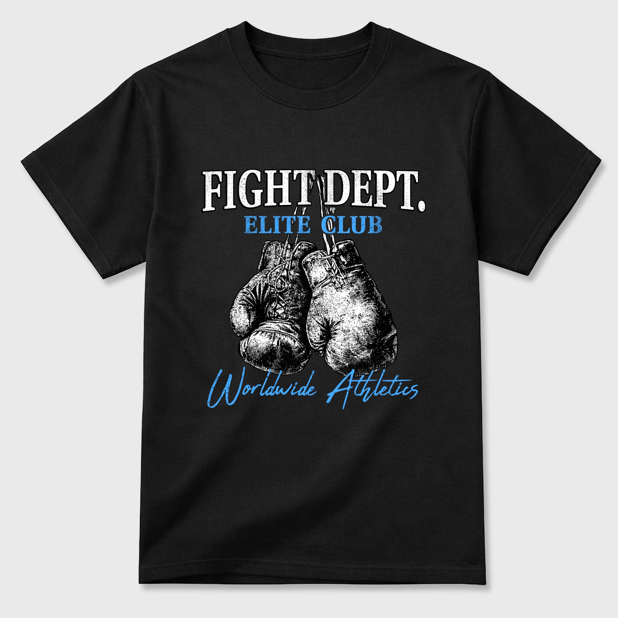 Sneaker match tees – Sneaker Tees To Match Air Jordan 11 University Blue Shoes – Fight Dept Tee Black 2