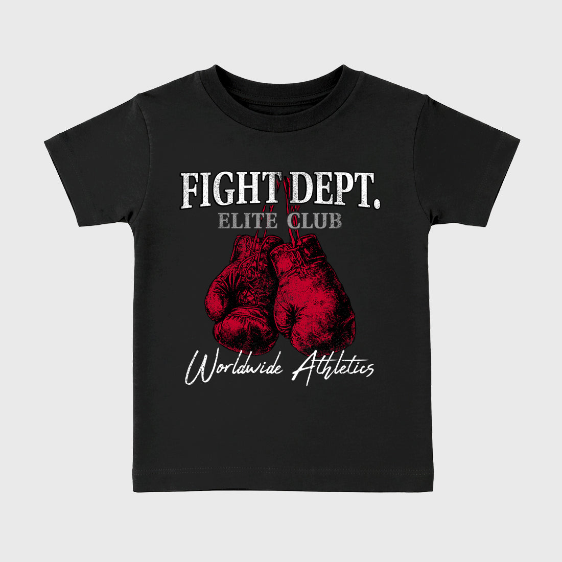 Sneaker match tees – Sneaker Tees To Match Air Jordan 4 Toro Bravo Shoes – Fight Dept Kids T-Shirt Black 2