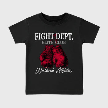 Sneaker match tees – Sneaker Tees To Match Air Jordan 4 Toro Bravo Shoes – Fight Dept Kids T-Shirt Black 2