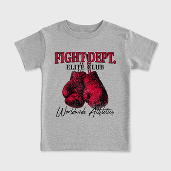 Sneaker match tees – Sneaker Tees To Match Air Jordan 4 Toro Bravo Shoes – Fight Dept Kids T-Shirt Heather Grey 2