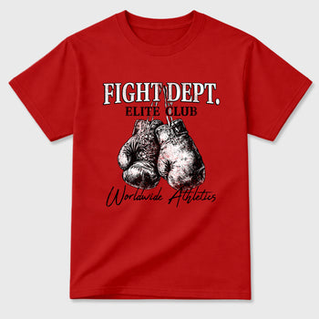 Sneaker match tees – Sneaker Tees To Match Air Jordan 4 Toro Bravo Shoes – Fight Dept Tee Red 2