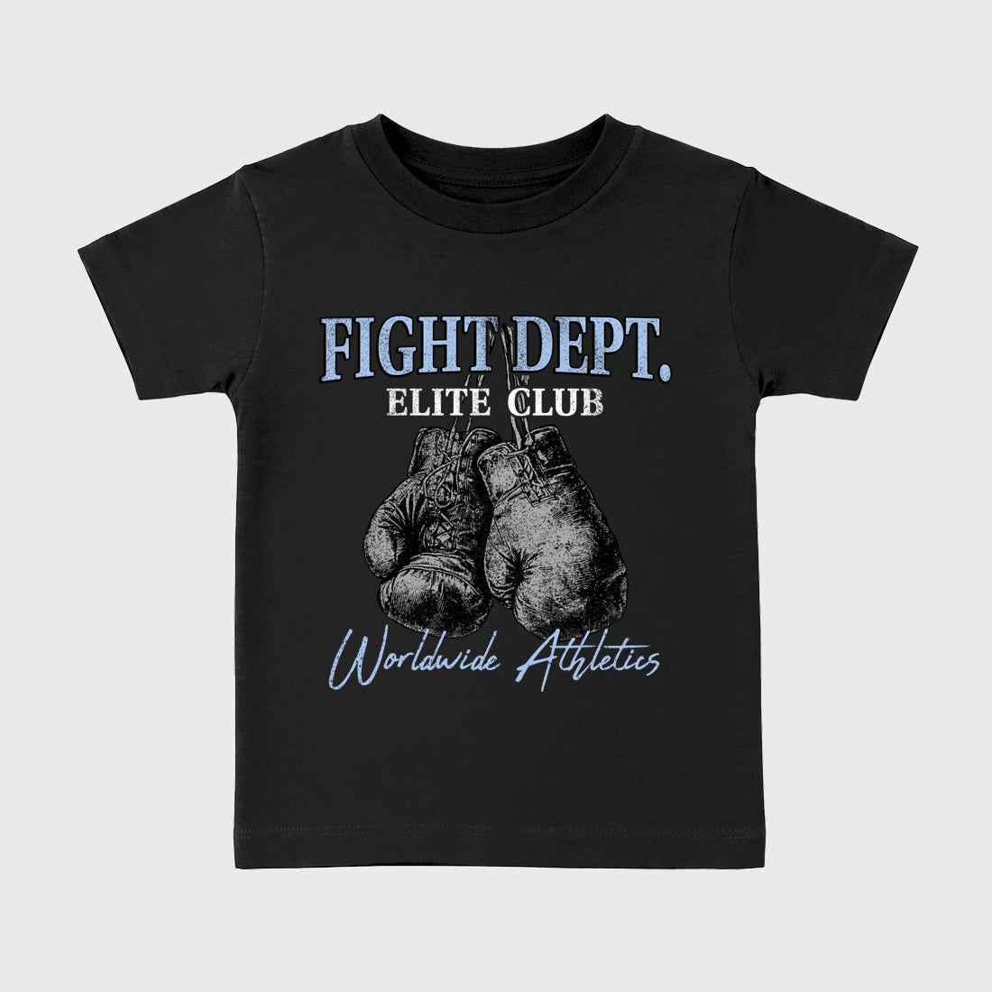 Sneaker match tees – Sneaker Tees To Match Air Jordan 5 White Metallic Shoes – Fight Dept Kids T-Shirt Black 2