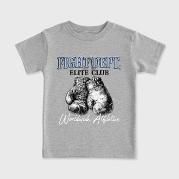 Sneaker match tees – Sneaker Tees To Match Air Jordan 5 White Metallic Shoes – Fight Dept Kids T-Shirt Heather Grey 2