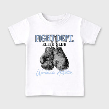 Sneaker match tees – Sneaker Tees To Match Air Jordan 5 White Metallic Shoes – Fight Dept Kids T-Shirt White 2