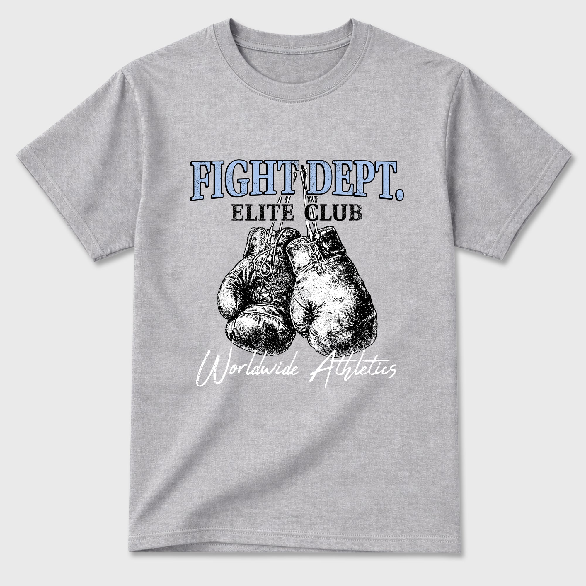 Sneaker match tees – Sneaker Tees To Match Air Jordan 5 White Metallic Shoes – Fight Dept Tee Heather Grey 2