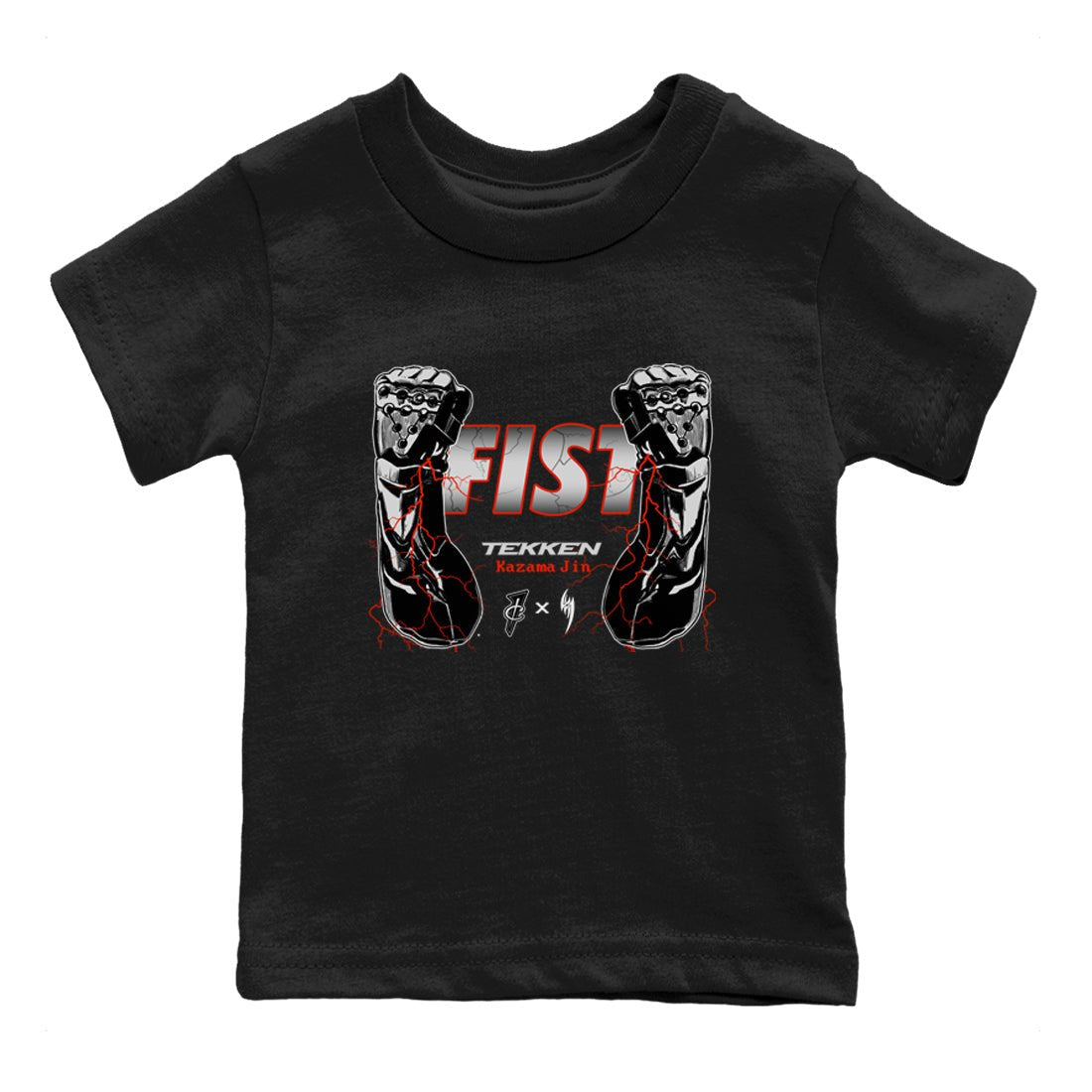 Foams One Jin shirts to match jordans Fist sneaker match tees Air Foamposite One Jin match shoes to clothes SNRT Sneaker Tees Youth Baby Black 2 tee