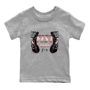 Foams One Jin shirts to match jordans Fist sneaker match tees Air Foamposite One Jin match shoes to clothes SNRT Sneaker Tees Youth Baby Heather Grey 2 tee