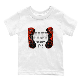 Foams One Jin shirts to match jordans Fist sneaker match tees Air Foamposite One Jin match shoes to clothes SNRT Sneaker Tees Youth Baby White 2 tee