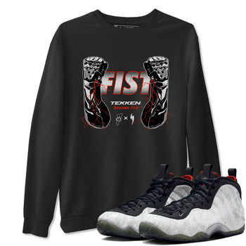 Foams One Jin shirts to match jordans Fist sneaker match tees Air Foamposite One Jin match shoes to clothes SNRT Sneaker Tees unisex cotton Black 1 shirts