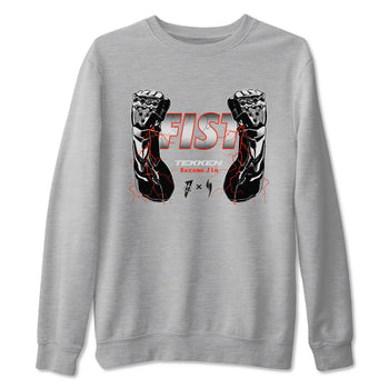 Foams One Jin shirts to match jordans Fist sneaker match tees Air Foamposite One Jin match shoes to clothes SNRT Sneaker Tees unisex cotton Heather Grey 2 shirts