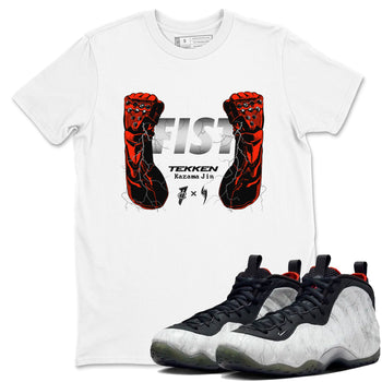 Foams One Jin shirts to match jordans Fist sneaker match tees Air Foamposite One Jin match shoes to clothes SNRT Sneaker Tees unisex cotton White 1 shirts