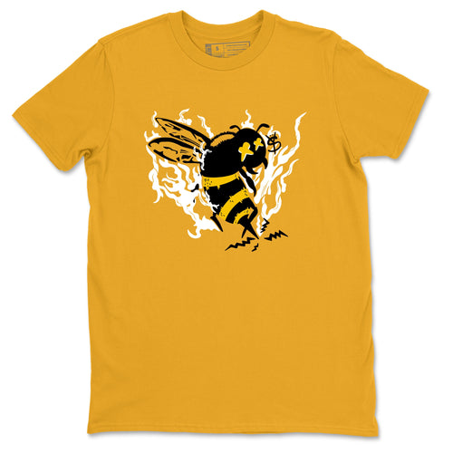 Dunk High Wu Tang shirts to match jordans Flame Bee sneaker match tees Dunk High Wu Tang SNRT Sneaker Release Tees unisex cotton Gold 2 crew neck shirts