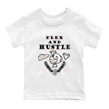 11s Legend Pink shirt to match jordans Flex And Hustle sneaker tees Air Jordan 11 Legend Pink SNRT sneaker release tees baby toddler White 2 cotton Shirt