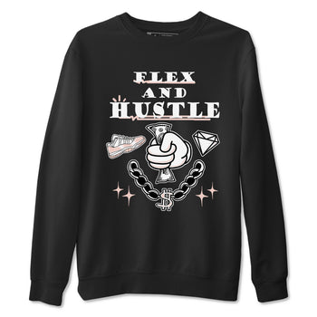 11s Legend Pink shirt to match jordans Flex And Hustle sneaker tees Air Jordan 11 Legend Pink SNRT Sneaker Release Tees unisex cotton Black 2 crew neck shirt