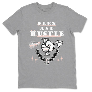 11s Legend Pink shirt to match jordans Flex And Hustle sneaker tees Air Jordan 11 Legend Pink SNRT Sneaker Release Tees unisex cotton Heather Grey 2 crew neck shirt