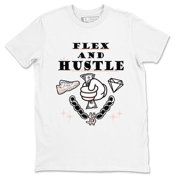 11s Legend Pink shirt to match jordans Flex And Hustle sneaker tees Air Jordan 11 Legend Pink SNRT Sneaker Release Tees unisex cotton White 2 crew neck shirt