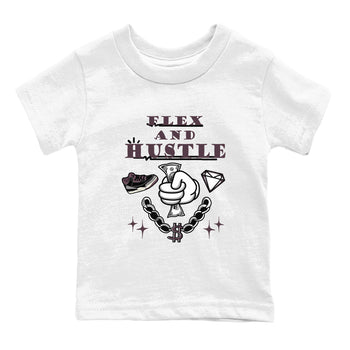 AJ3 A Ma Maniere x Black shirts to match jordans Flex And Hustle sneaker match tees A Ma Maniere x Air Jordan 3 “Black” SNRT Sneaker Tees streetwear brand Baby and Youth White 2 cotton tee
