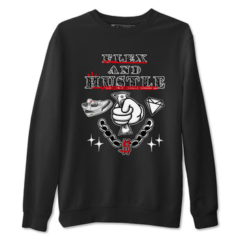 3s Cement Grey shirts to match jordans Flex And Hustle sneaker match tees Air Jordan 3 Cement Grey SNRT Sneaker Release Tees unisex cotton Black 2 crew neck shirts