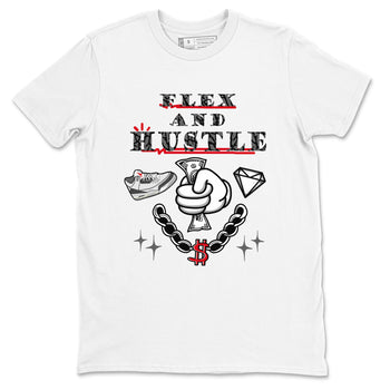 3s Cement Grey shirts to match jordans Flex And Hustle sneaker match tees Air Jordan 3 Cement Grey SNRT Sneaker Release Tees unisex cotton White 2 crew neck shirts