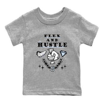 AJ6 Reverse Oreo shirt to match jordans Flex And Hustle sneaker tees Air Jordan 6 White Black SNRT sneaker release tees baby toddler Heather Grey 2 cotton Shirt