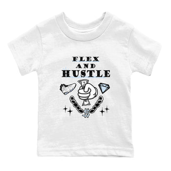 AJ6 Reverse Oreo shirt to match jordans Flex And Hustle sneaker tees Air Jordan 6 White Black SNRT sneaker release tees baby toddler White 2 cotton Shirt