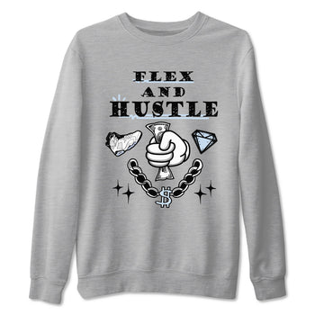AJ6 Reverse Oreo shirt to match jordans Flex And Hustle sneaker tees Air Jordan 6 White Black SNRT Sneaker Release Tees unisex cotton Heather Grey 2 crew neck shirt