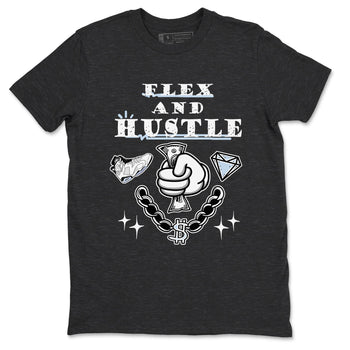 AJ6 Reverse Oreo shirt to match jordans Flex And Hustle sneaker tees Air Jordan 6 White Black SNRT Sneaker Release Tees unisex cotton Charcoal Heather 2 crew neck shirt