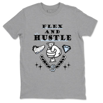 AJ6 Reverse Oreo shirt to match jordans Flex And Hustle sneaker tees Air Jordan 6 White Black SNRT Sneaker Release Tees unisex cotton Heather Grey 2 crew neck shirt