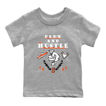Air Max 1 OG '86 'Summit White and Cosmic Clay shirts to match jordans Flex And Hustle sneaker match tees Air Max 1 Cosmic Clay match shoes to clothes SNRT Sneaker Tees Youth Baby Heather Grey 2 tee