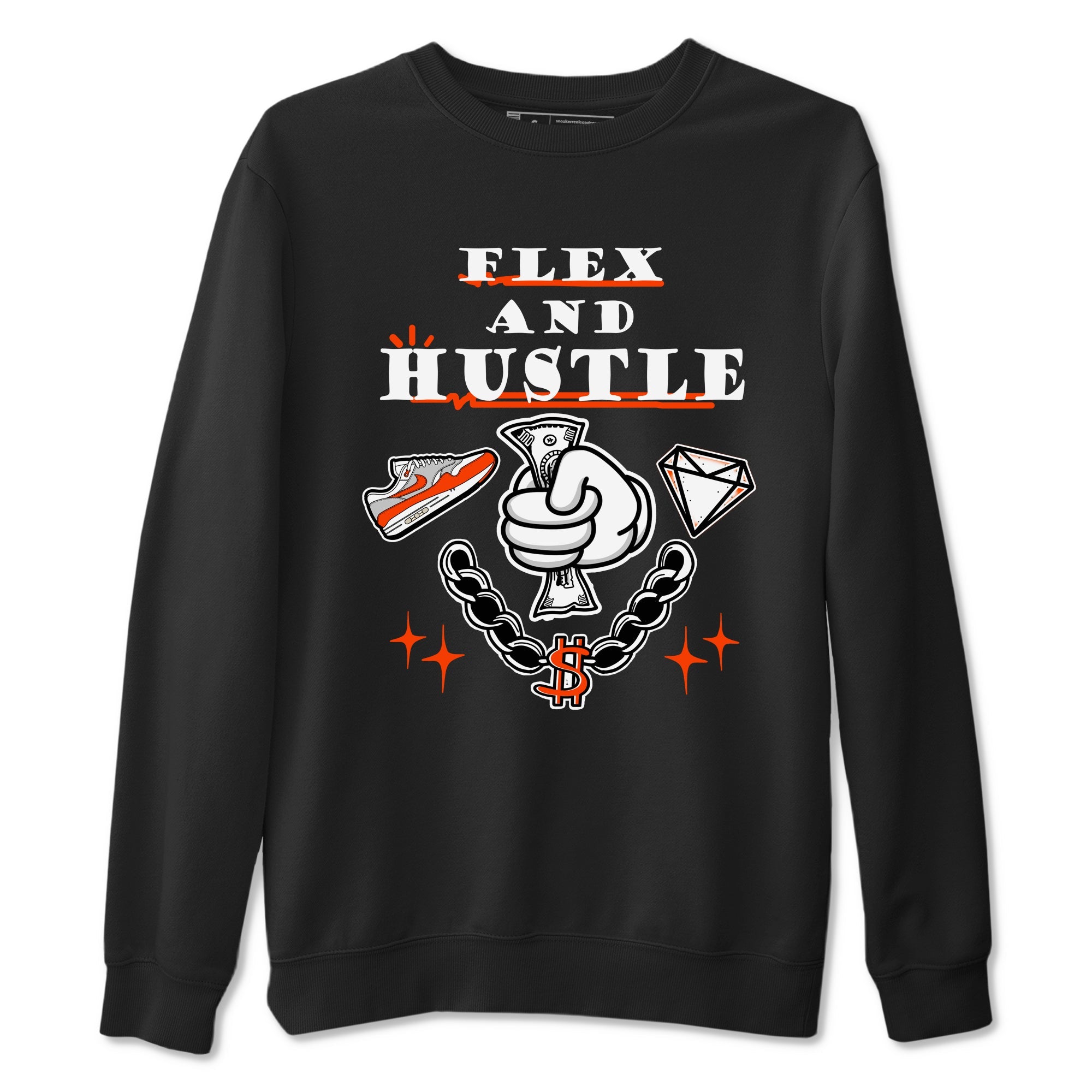 Air Max 1 OG '86 'Summit White and Cosmic Clay shirts to match jordans Flex And Hustle sneaker match tees Air Max 1 Cosmic Clay match shoes to clothes SNRT Sneaker Tees unisex cotton Black 2 shirts