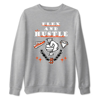 Air Max 1 OG '86 'Summit White and Cosmic Clay shirts to match jordans Flex And Hustle sneaker match tees Air Max 1 Cosmic Clay match shoes to clothes SNRT Sneaker Tees unisex cotton Heather Grey 2 shirts