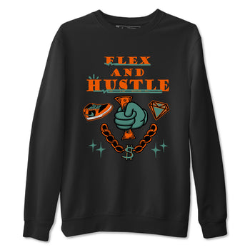 Dunk Low Ceramic shirts to match jordans Flex And Hustle sneaker match tees Dunk Ceramic match shoes to clothes SNRT Sneaker Tees unisex cotton Black 2 shirts